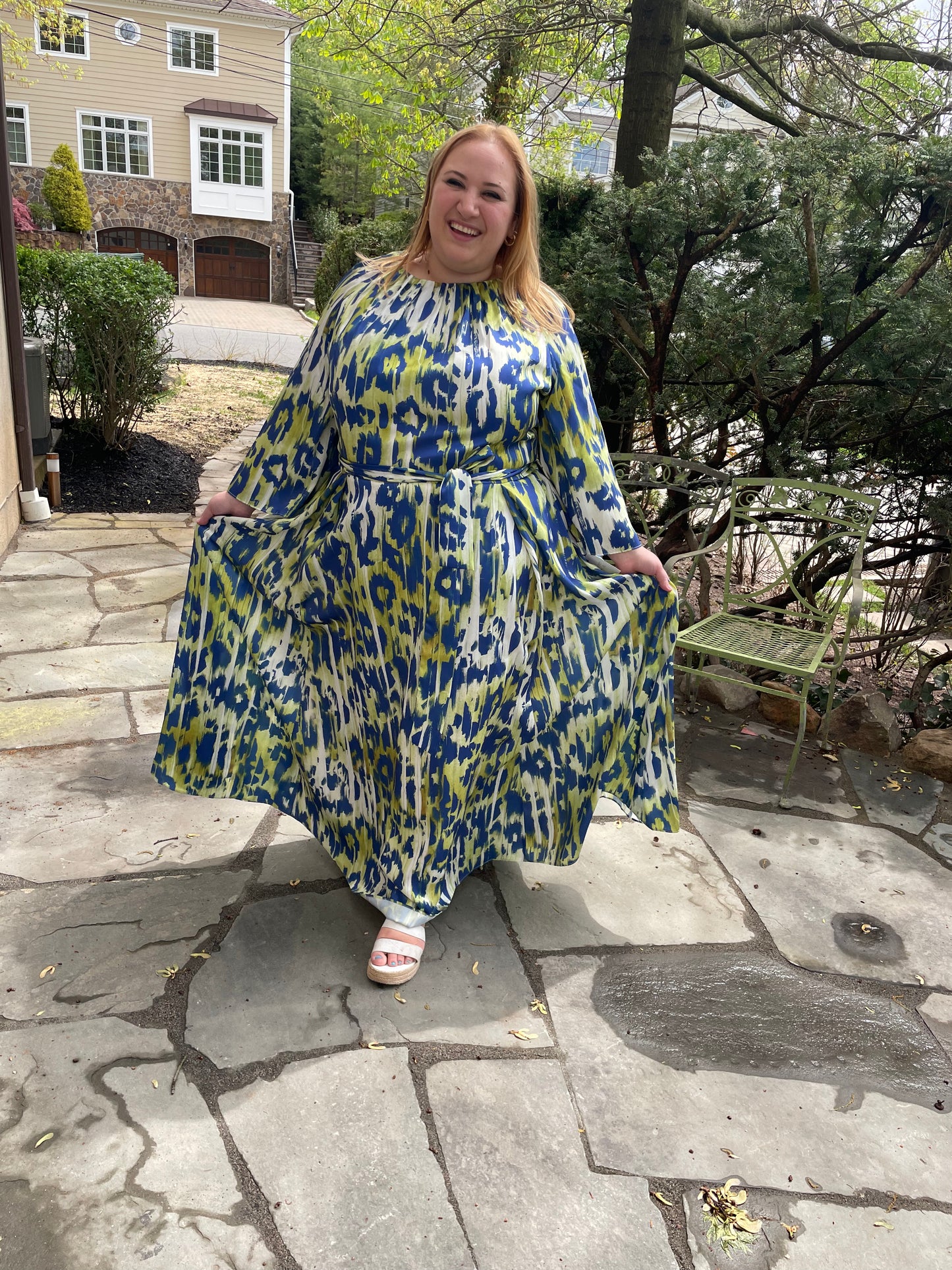 plus size, modest maxi dress