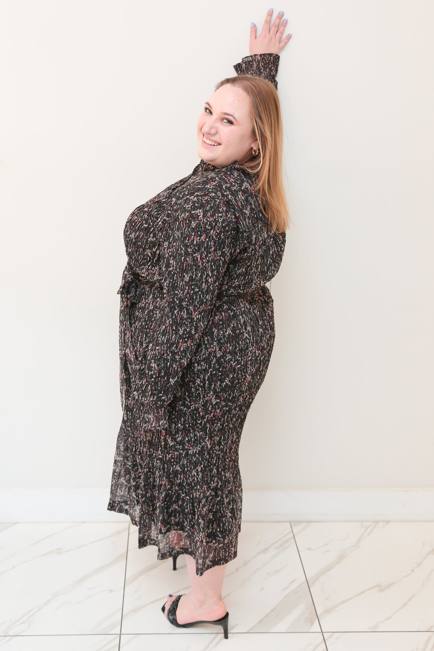 Plus size modest formal dress