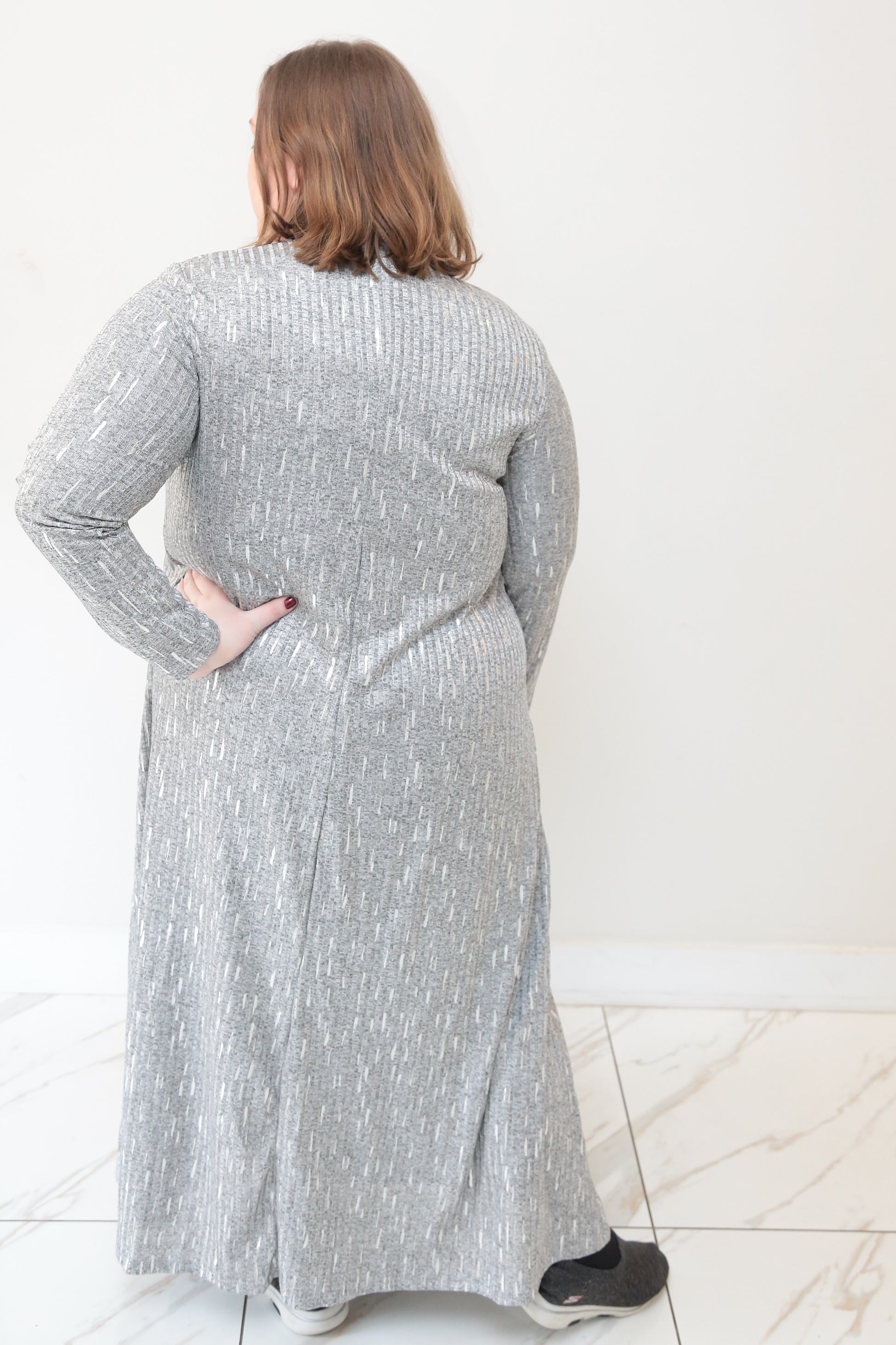 plus size modest maxi dress