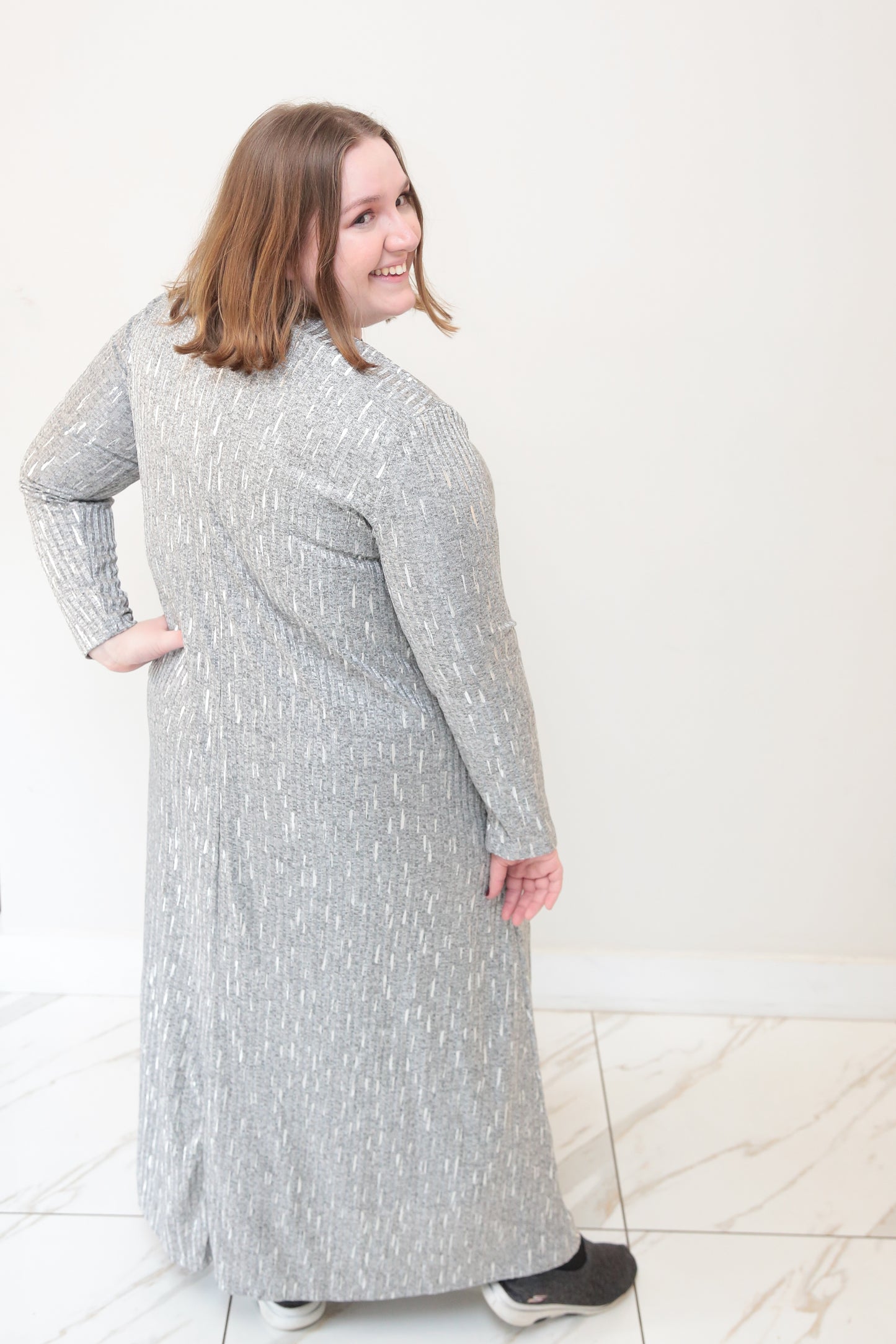 plus size modest maxi dress