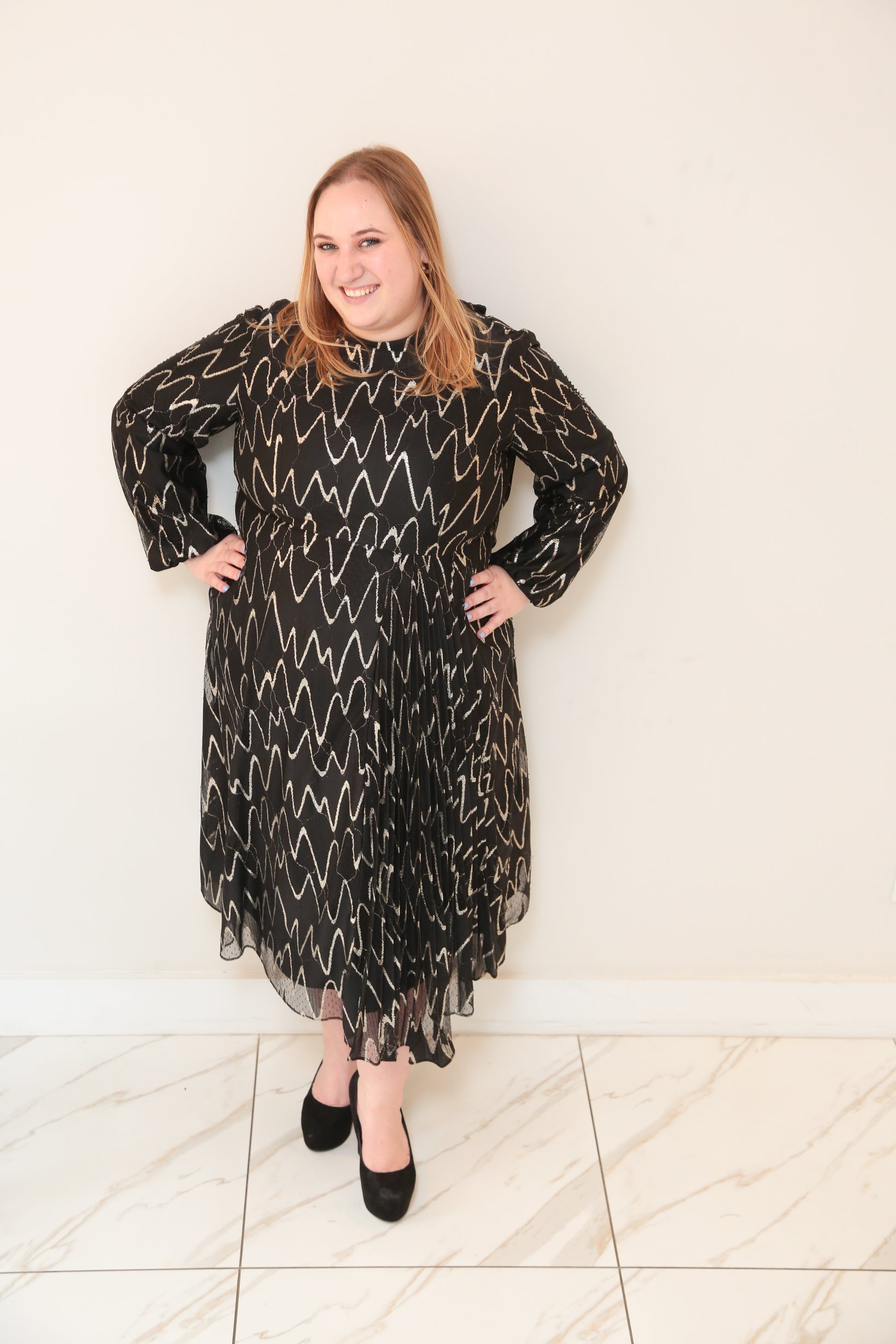 plus size, modest dress