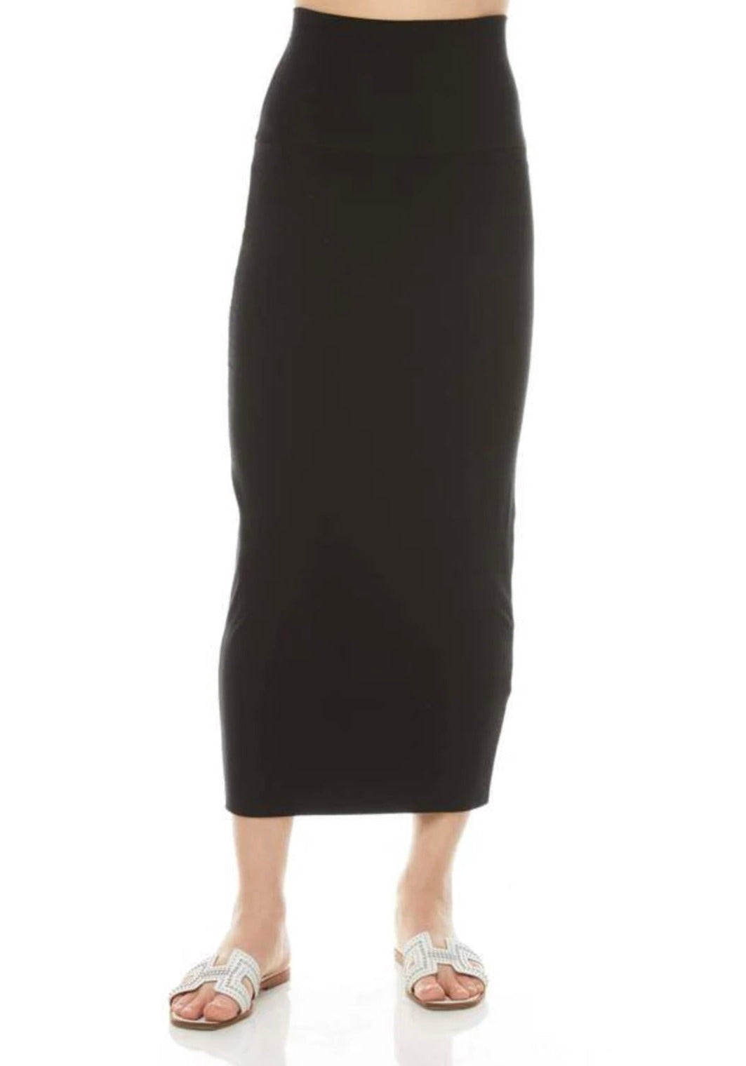 plus size, modest midi skirt - The Perfect Fitt