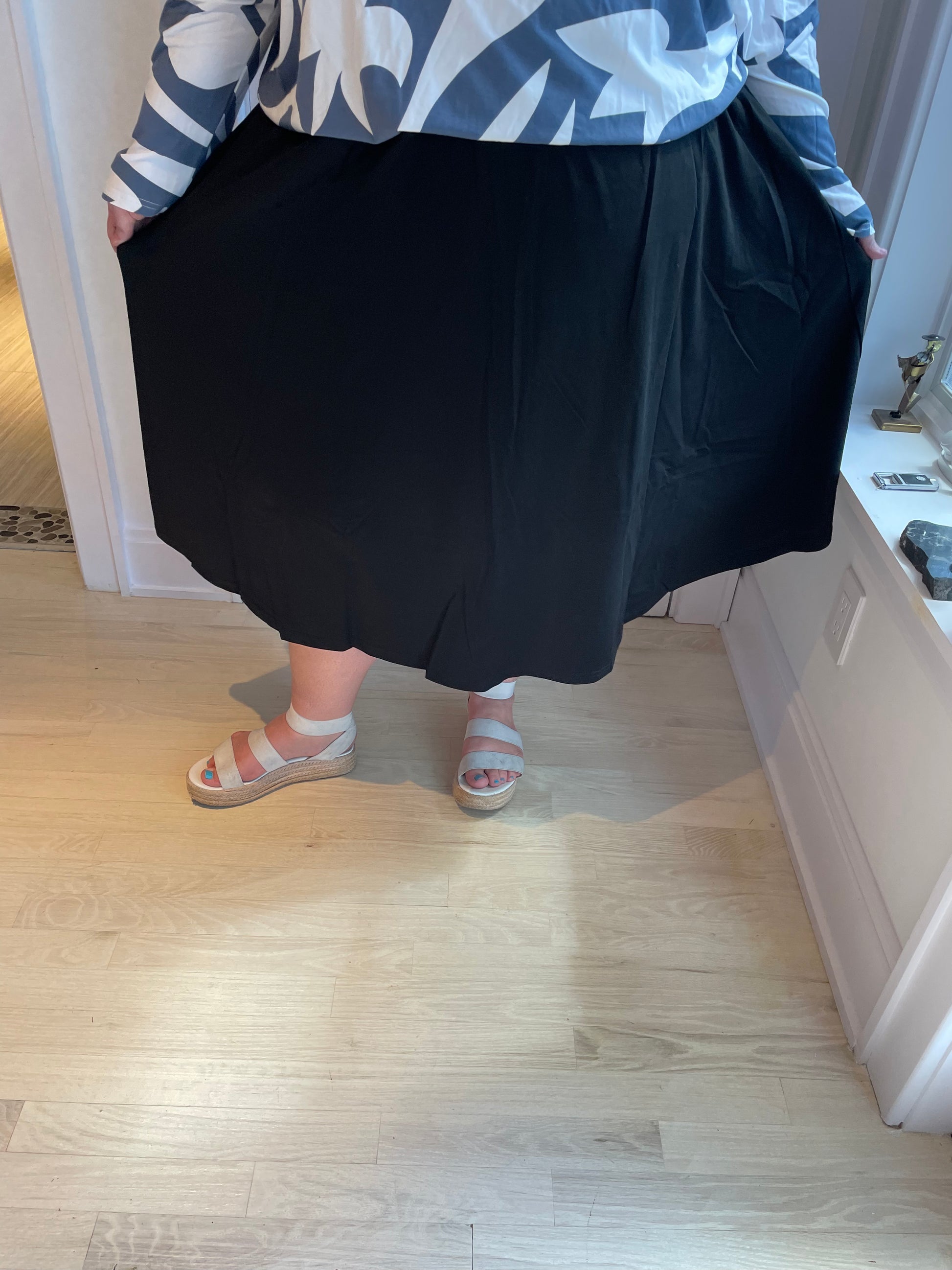 plus size, modest skort